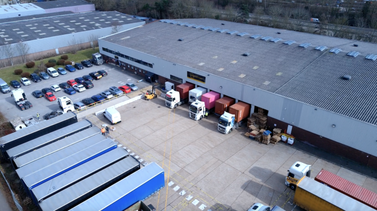 New HDC Logistics storage depot in Aberdeen, UK.